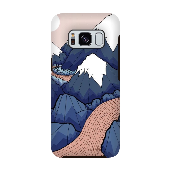 Galaxy S8 StrongFit The twisting river in the mountains by Steve Wade (Swade)