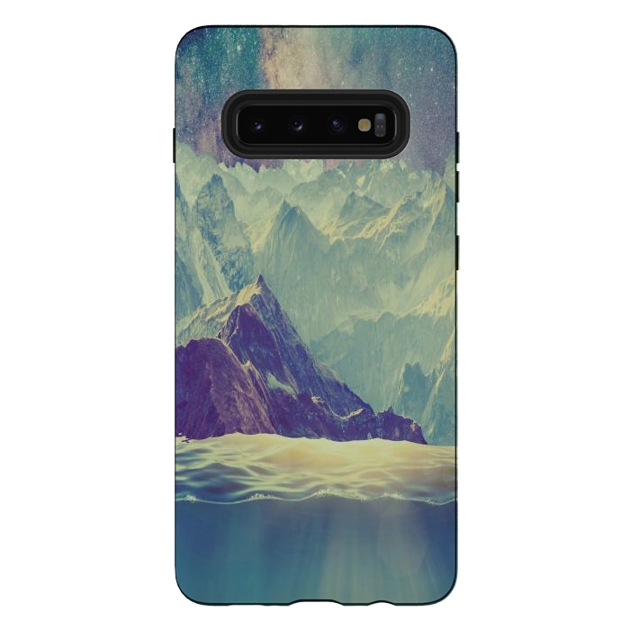 Galaxy S10 plus StrongFit Antarctica Heart by Joanna Vog