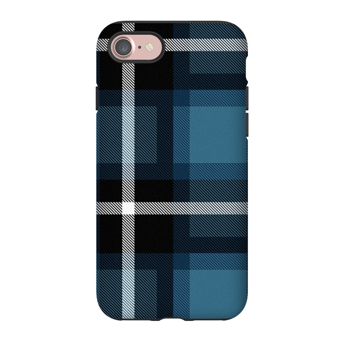 iPhone 7 StrongFit Stone Scottish Plaid by TMSarts