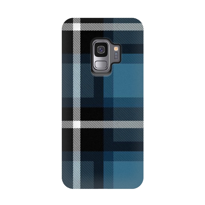 Galaxy S9 StrongFit Stone Scottish Plaid by TMSarts