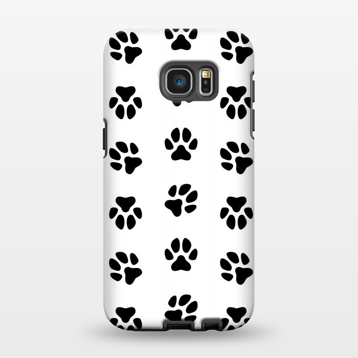 Galaxy S7 EDGE StrongFit Cat Footprint by Martina