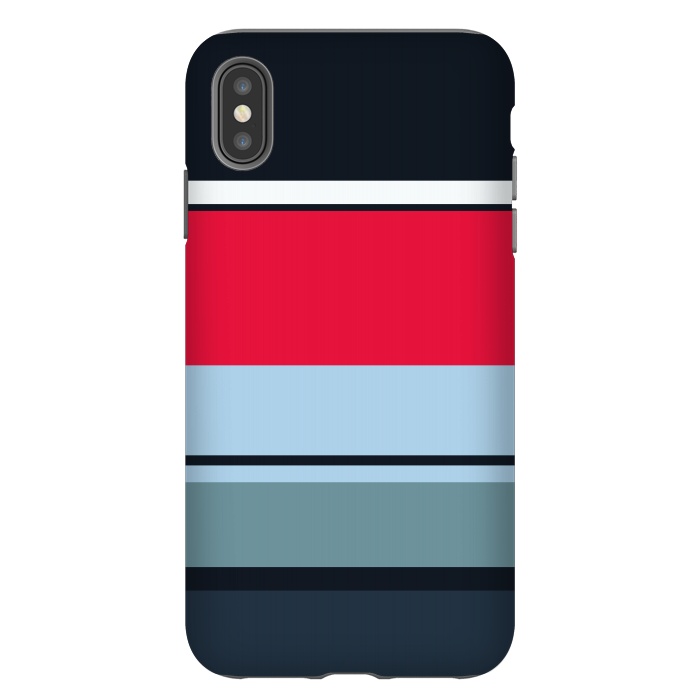 iPhone Xs Max StrongFit Casual Reflective Striped by TMSarts