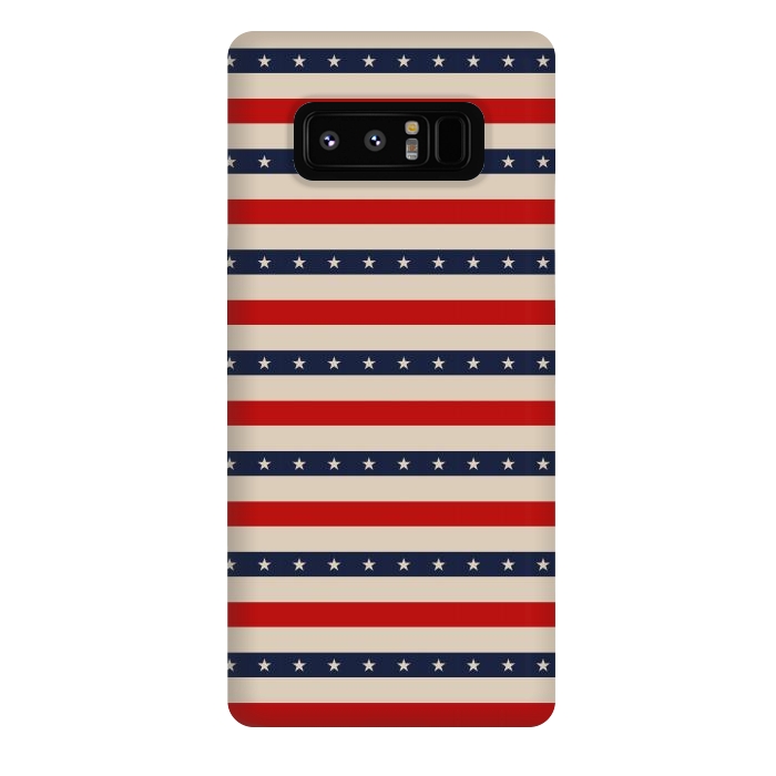 Galaxy Note 8 StrongFit Patriotic Pattern by TMSarts