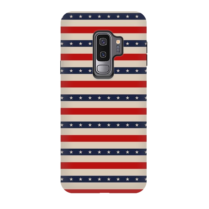 Galaxy S9 plus StrongFit Patriotic Pattern by TMSarts