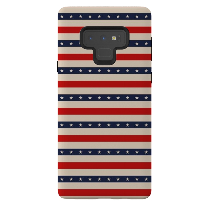 Galaxy Note 9 StrongFit Patriotic Pattern by TMSarts