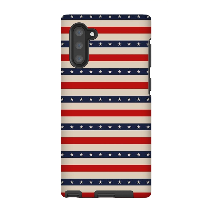 Galaxy Note 10 StrongFit Patriotic Pattern by TMSarts
