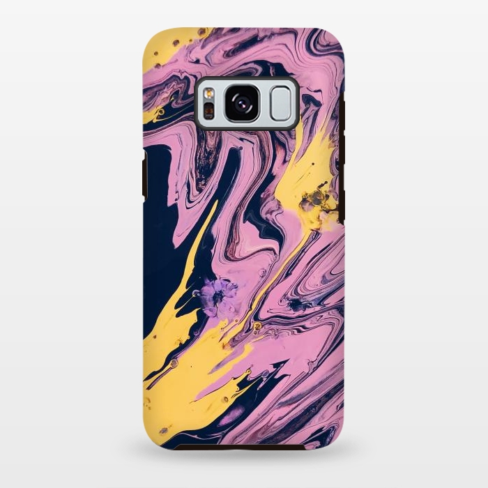 Galaxy S8 plus StrongFit Pink, Black and Yellow  by Winston