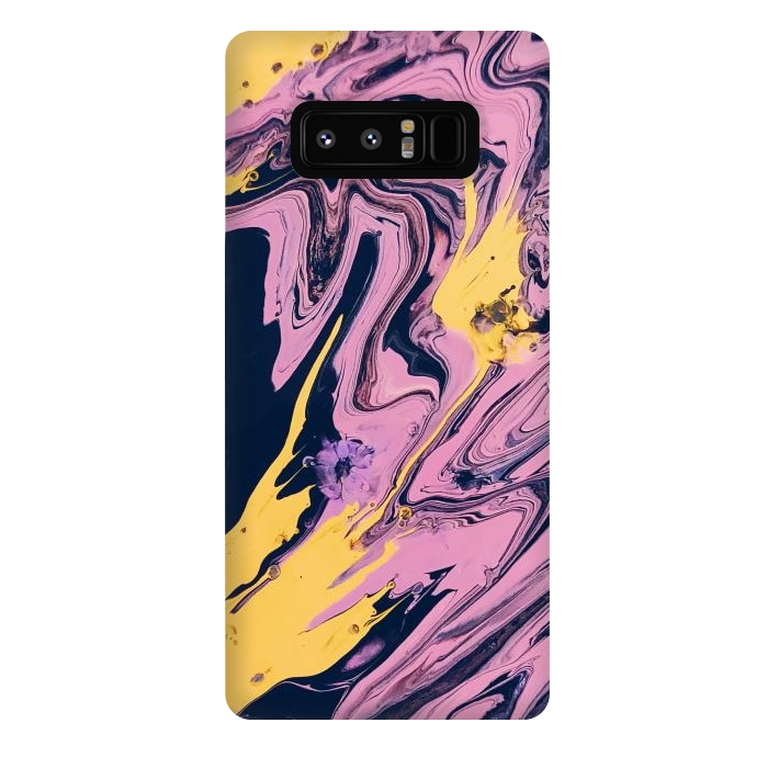 Galaxy Note 8 StrongFit Pink, Black and Yellow  by Winston