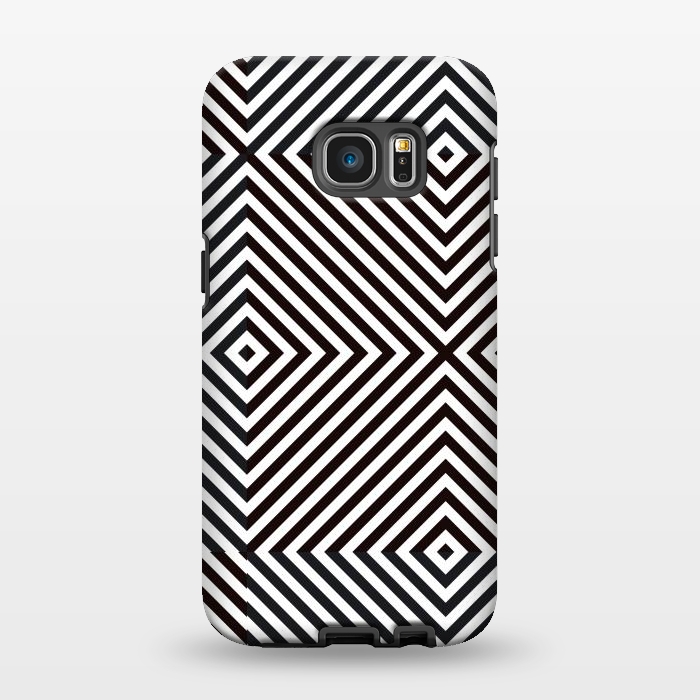 Galaxy S7 EDGE StrongFit Crossing Diagonal Stripes by TMSarts