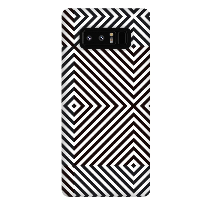 Galaxy Note 8 StrongFit Crossing Diagonal Stripes by TMSarts