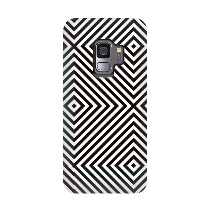 Galaxy S9 StrongFit Crossing Diagonal Stripes by TMSarts
