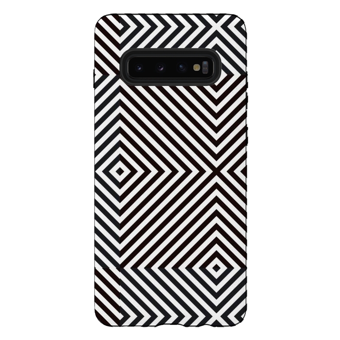Galaxy S10 plus StrongFit Crossing Diagonal Stripes by TMSarts