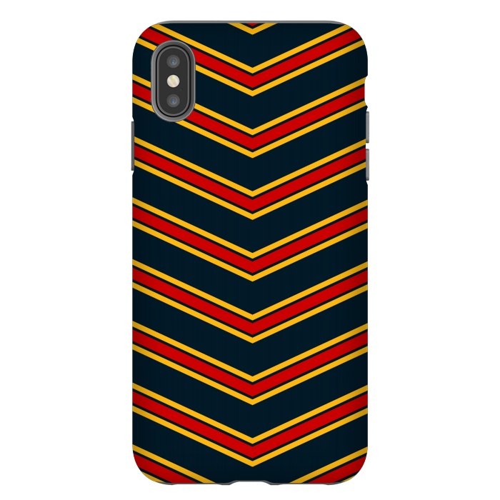iPhone Xs Max StrongFit Reflective Chevrons by TMSarts