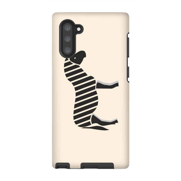 Galaxy Note 10 StrongFit Zebra Cross by Creativeaxle