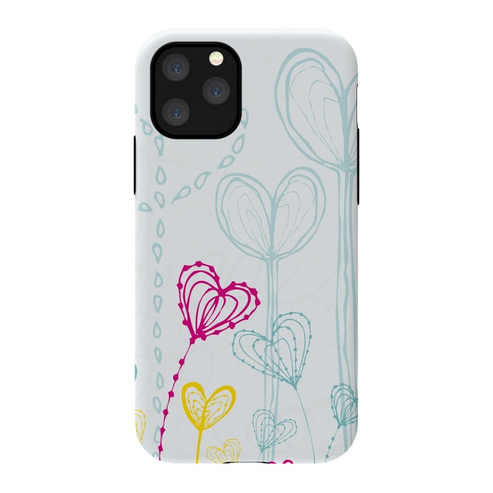 iPhone 11 Pro StrongFit Love Garden  White by MaJoBV