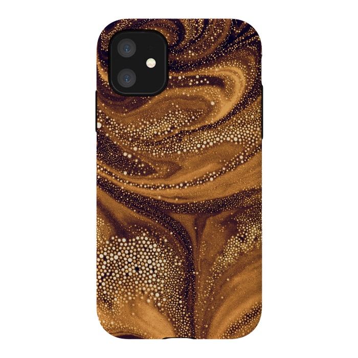 iPhone 11 StrongFit Molten Core by Eleaxart