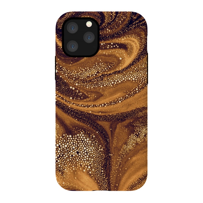 iPhone 11 Pro StrongFit Molten Core by Eleaxart