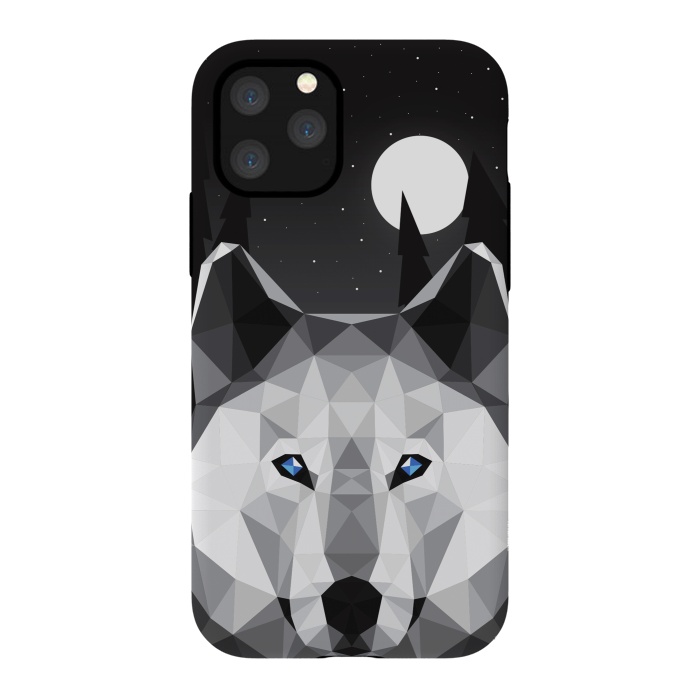 iPhone 11 Pro StrongFit The Tundra Wolf by Davies Babies