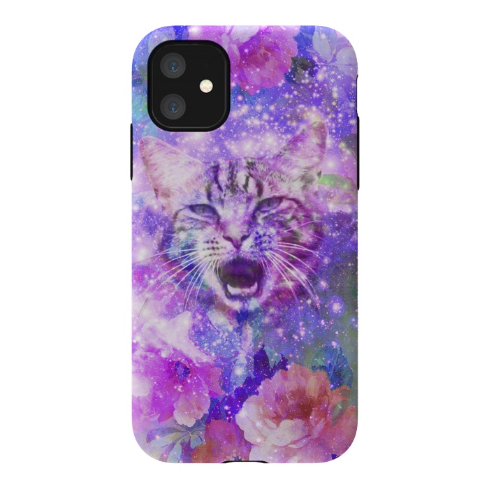 iPhone 11 StrongFit Cat Sc by Girly Trend