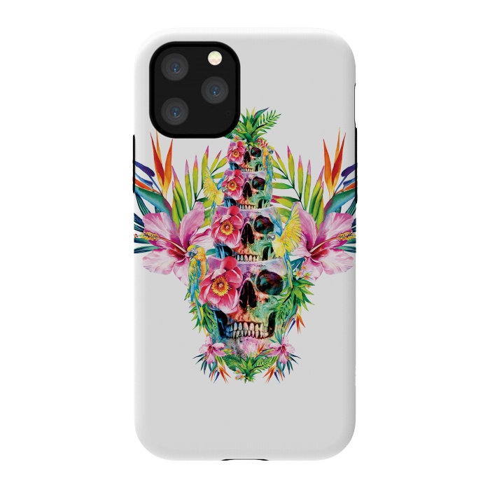 iPhone 11 Pro StrongFit The Skull Tower by Riza Peker