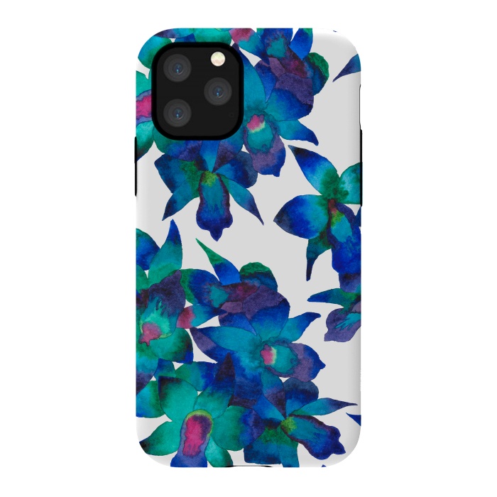iPhone 11 Pro StrongFit Oceanic Orchid Fascination by Amaya Brydon