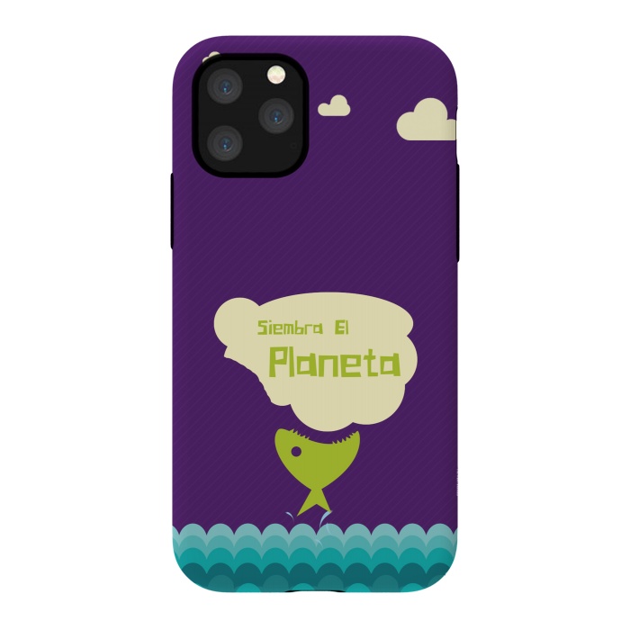 iPhone 11 Pro StrongFit Piranha by Alejandro Orjuela