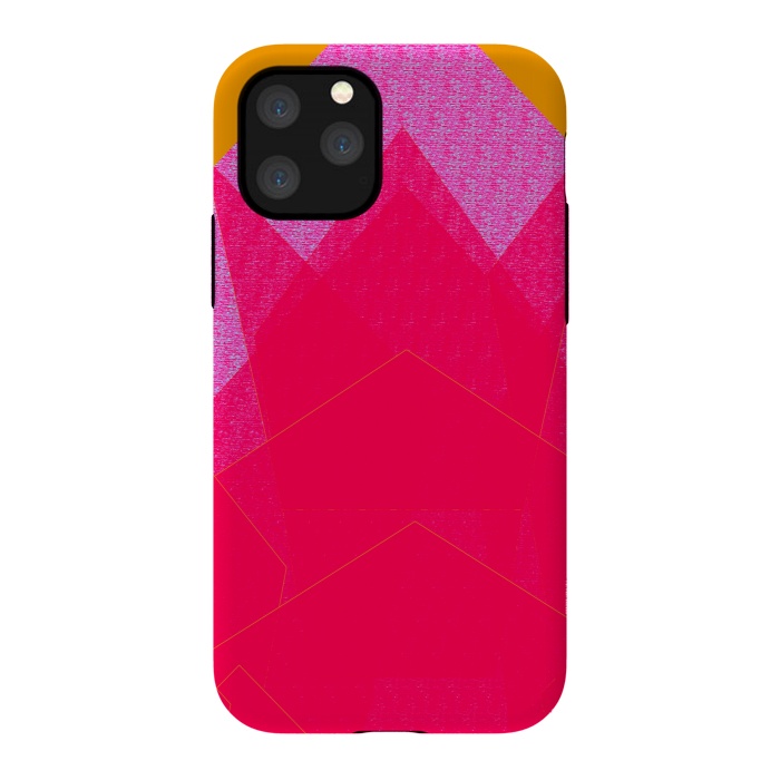 iPhone 11 Pro StrongFit Sunset Mountain fuschia by ANoelleJay