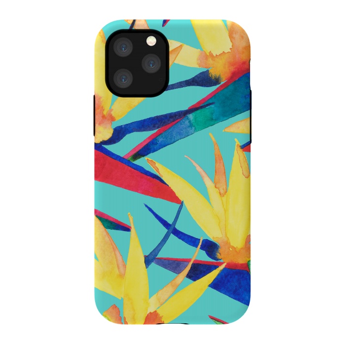 iPhone 11 Pro StrongFit Summer Tropics by Amaya Brydon