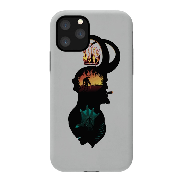 iPhone 11 Pro StrongFit Paranormal Agents by Samiel Art
