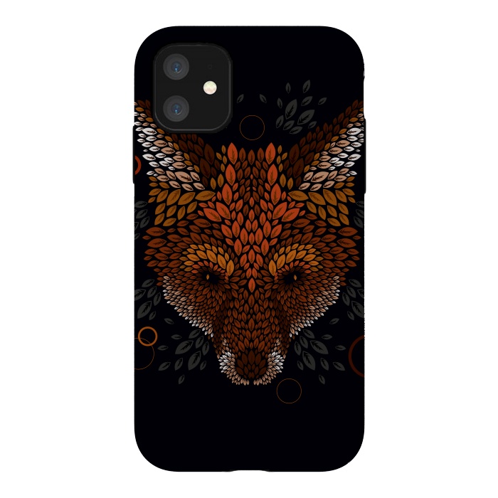 iPhone 11 StrongFit Fox Face by Q-Artwork