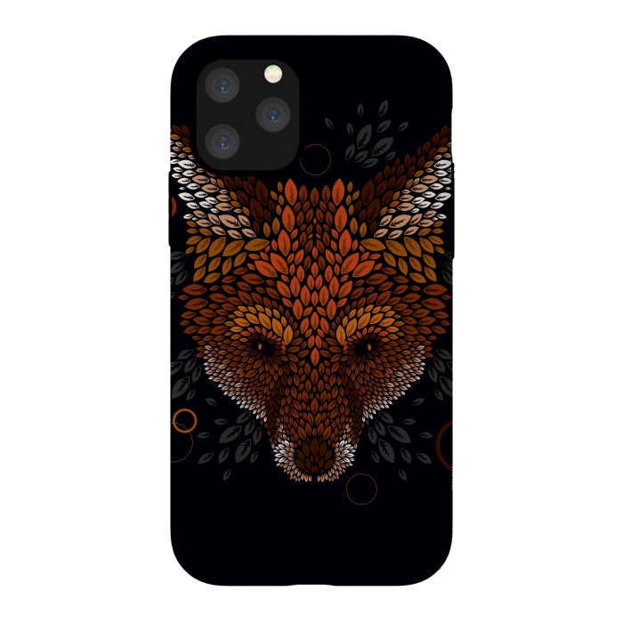 iPhone 11 Pro StrongFit Fox Face by Q-Artwork
