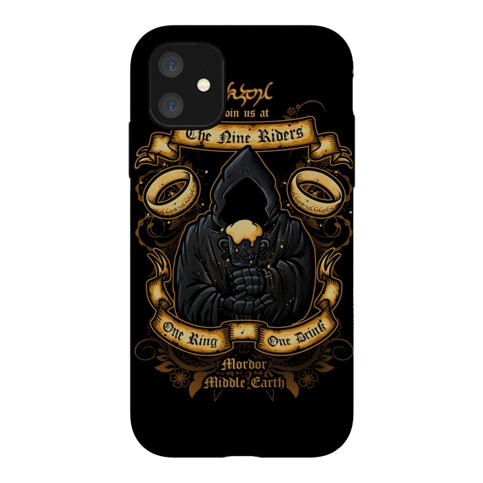 iPhone 11 StrongFit The Nine Tavern by Q-Artwork