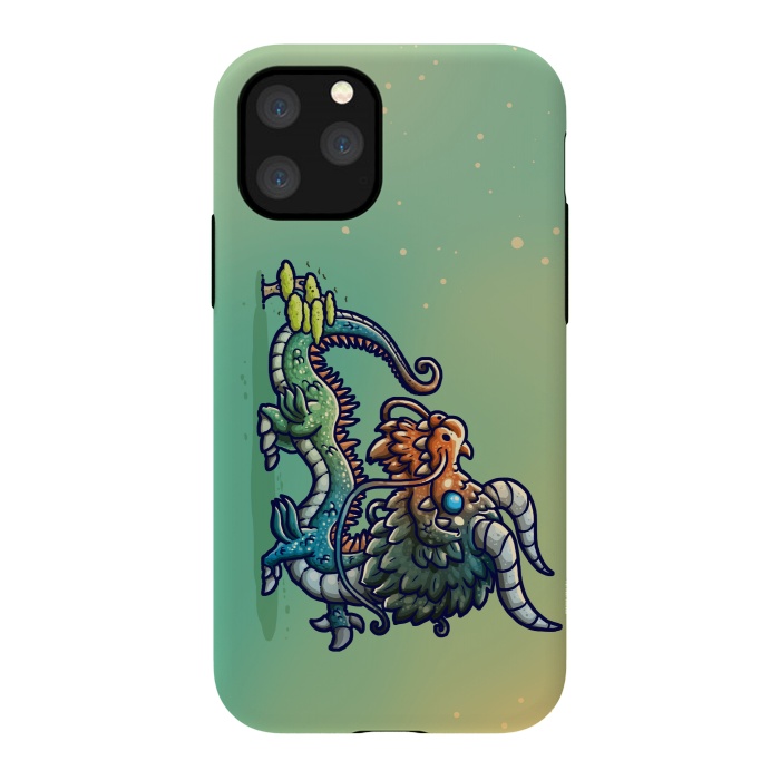 iPhone 11 Pro StrongFit Cute Chinese Dragon by Q-Artwork