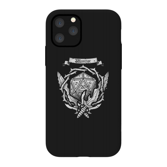 iPhone 11 Pro StrongFit Warrior Crest by Q-Artwork