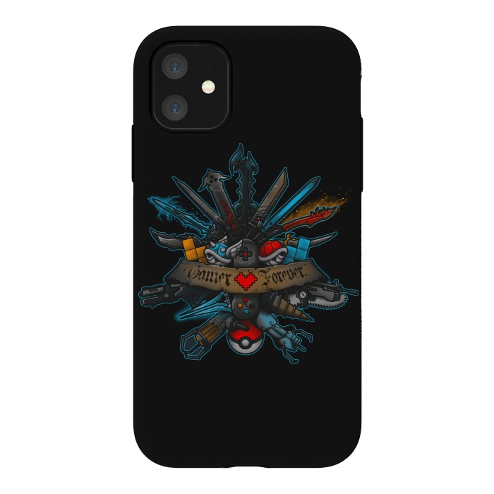 iPhone 11 StrongFit Gamer Forever by Q-Artwork
