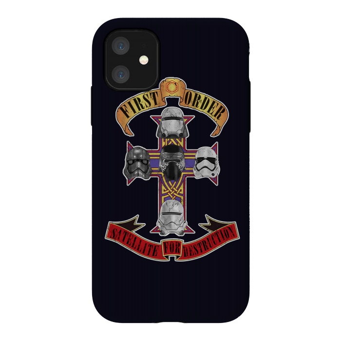 iPhone 11 StrongFit SATELLITE FOR DESTRUCTION by SKULLPY