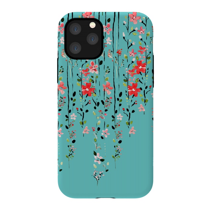 iPhone 11 Pro StrongFit Floral Dilemma by Uma Prabhakar Gokhale