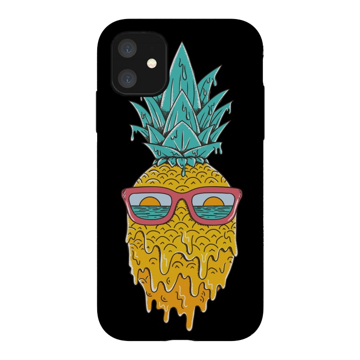 iPhone 11 StrongFit Pineapple Summer by Coffee Man