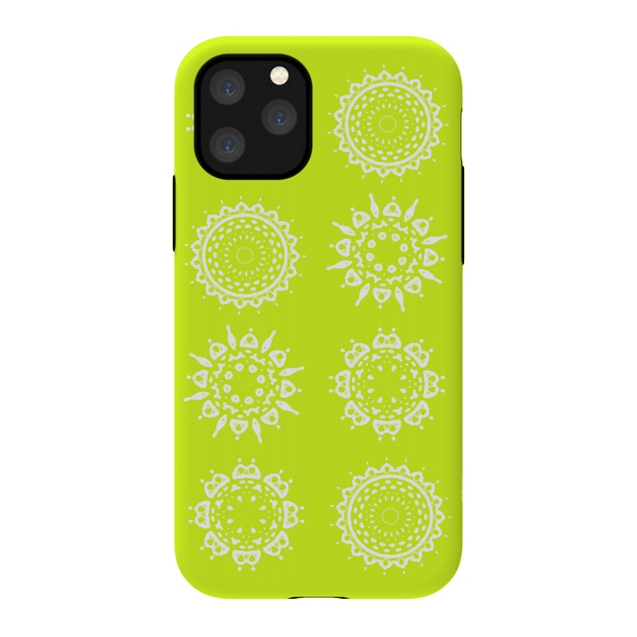 iPhone 11 Pro StrongFit Oh Chartreuse! by Bettie * Blue