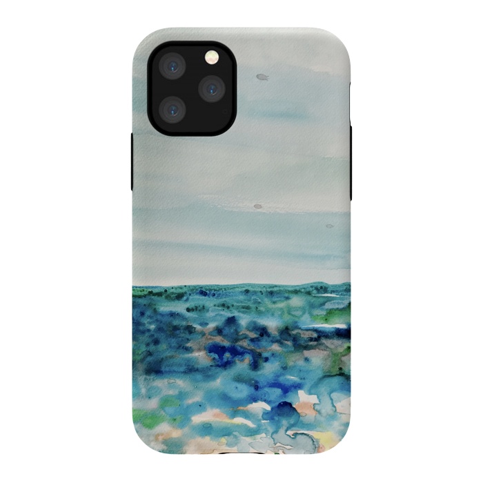 iPhone 11 Pro StrongFit Miami Beach Watercolor #8 by ANoelleJay