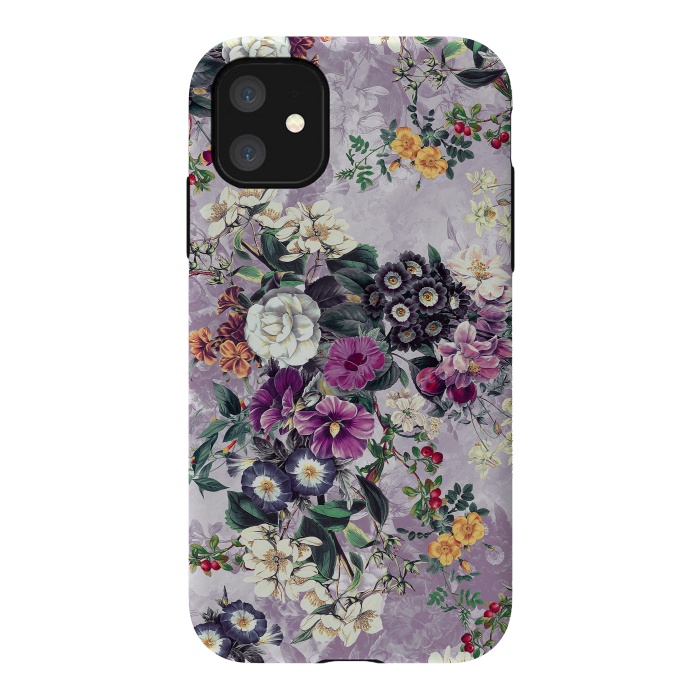 iPhone 11 StrongFit Floral Pattern by Riza Peker