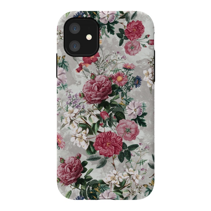 iPhone 11 StrongFit Floral Pattern III by Riza Peker