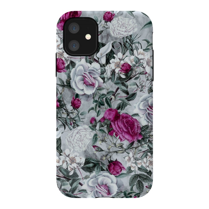 iPhone 11 StrongFit Floral Pattern V by Riza Peker
