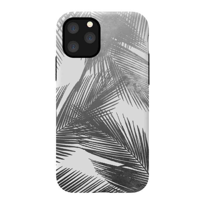 iPhone 11 Pro StrongFit Palms BW by Rui Faria