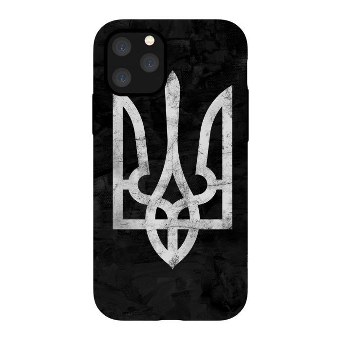 iPhone 11 Pro StrongFit Ukraine Black Grunge by Sitchko