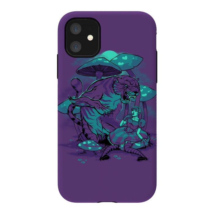 iPhone 11 StrongFit Cheshire Cat by Draco