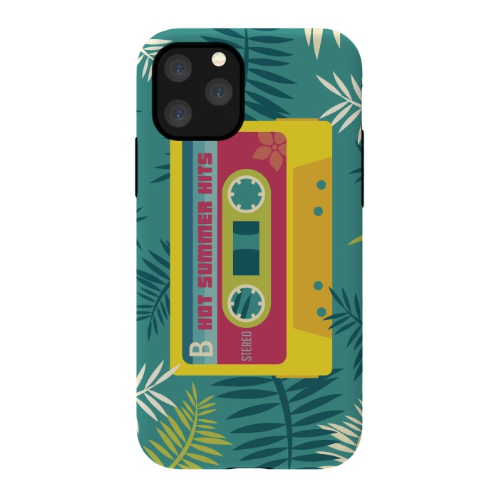 iPhone 11 Pro StrongFit Hot Summer Retro Tape by Dellán