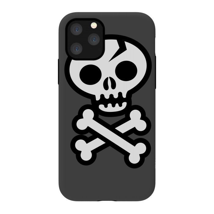 iPhone 11 Pro StrongFit Skull & Crossbones by Wotto