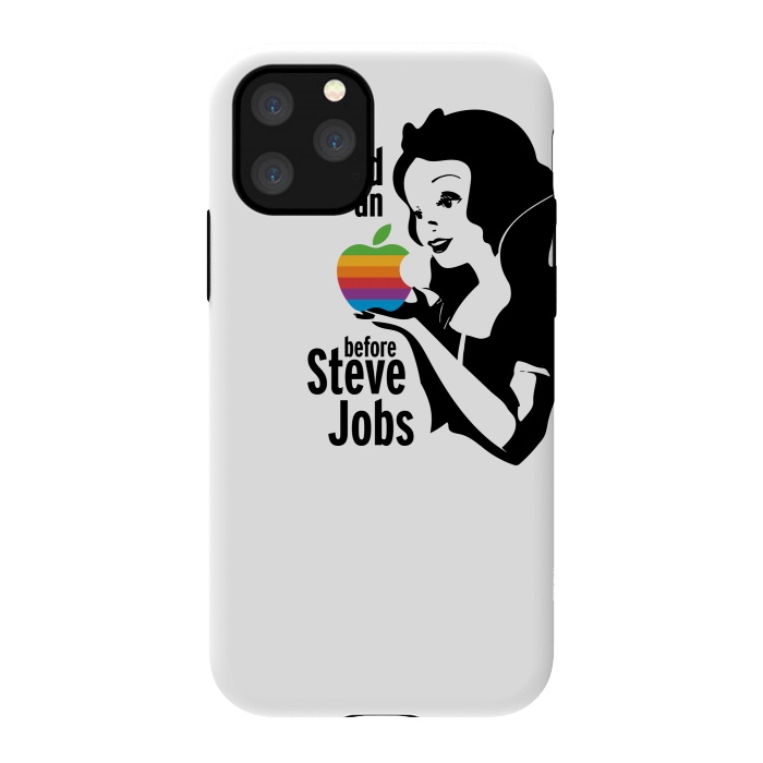 iPhone 11 Pro StrongFit Snow White I Had An Apple by Alisterny