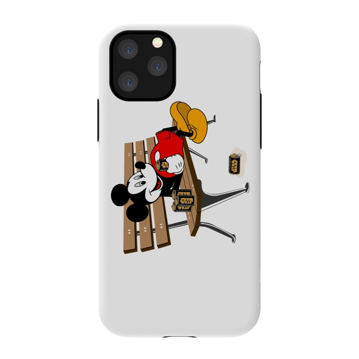 iPhone 11 Pro StrongFit Mickey Mouse Drinking Star Wars Beer by Alisterny